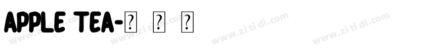 APPLE TEA字体转换
